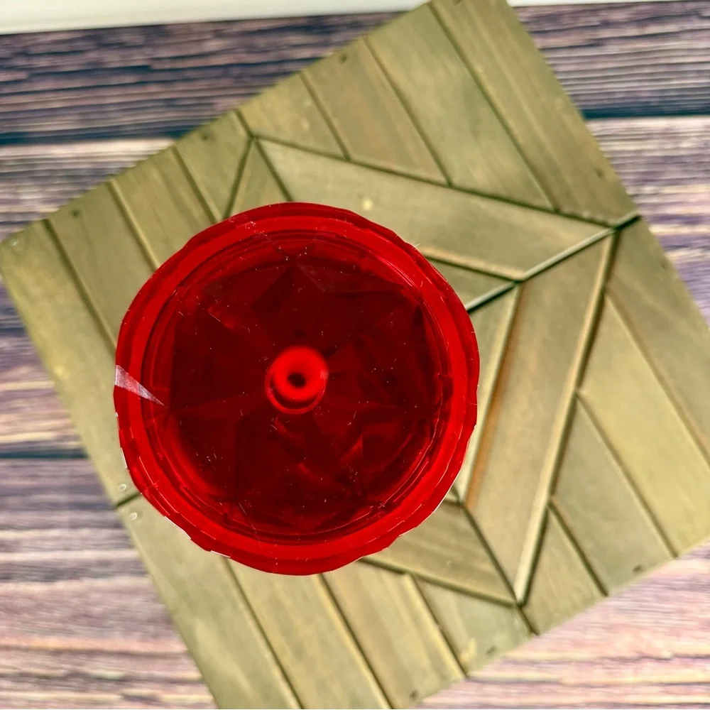 Starbucks Poinsettia Red Prism Diamond Crystal Cold‎ Tumbler Holiday 2023 new